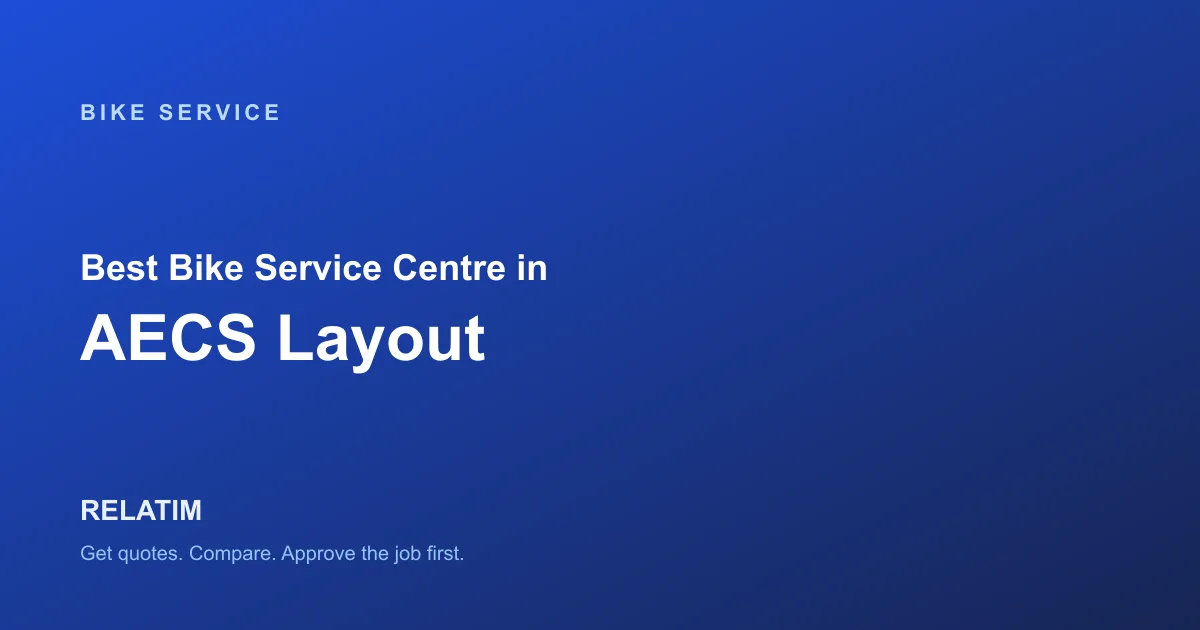 Best Bike Service Centre in AECS Layout, Bangalore